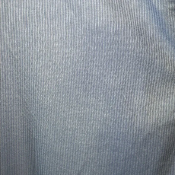 🌻 Tailorbyrd Light Blue Striped Cotton Button Down Shirt Men’s size XL - Picture 6 of 6